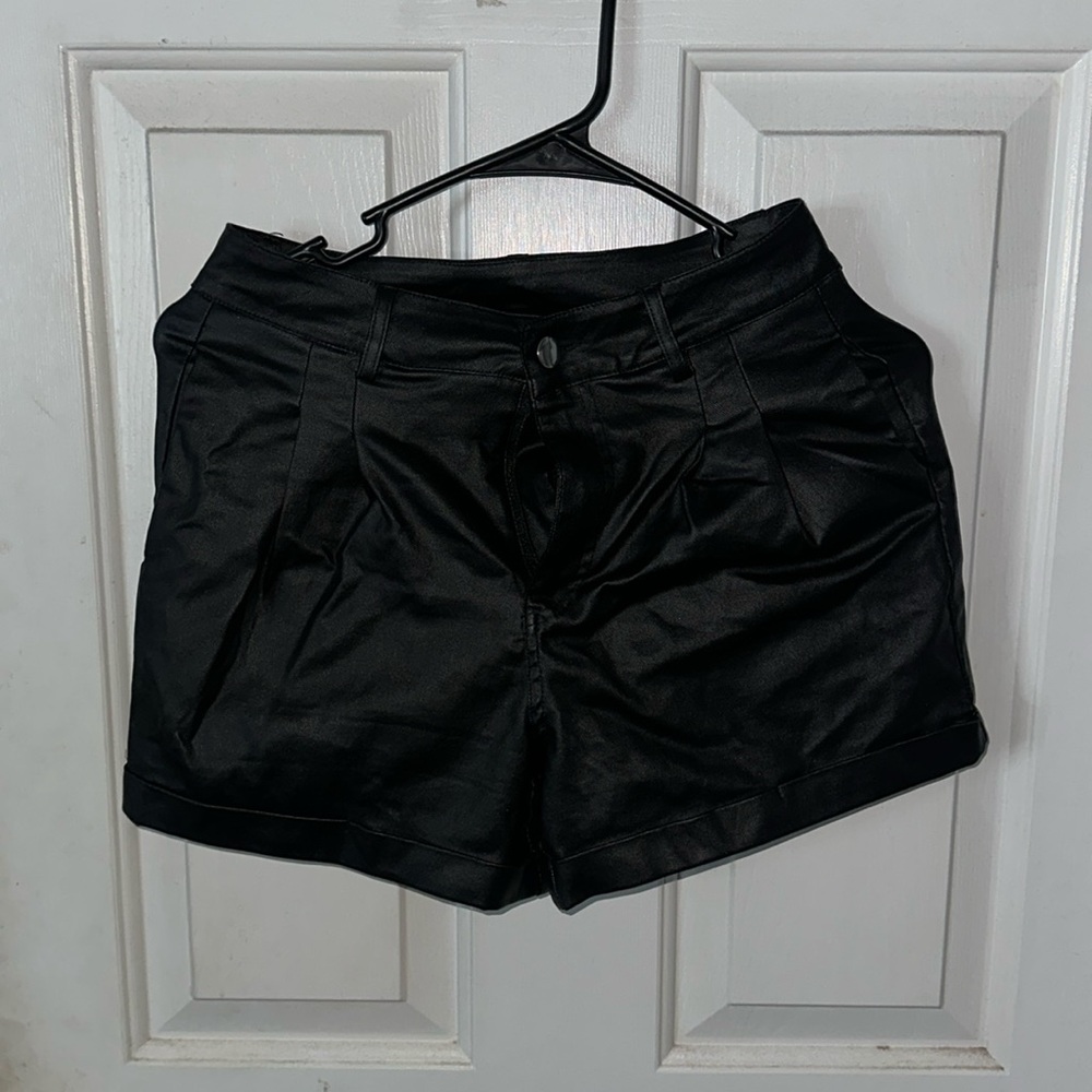 Shein shorts leather
